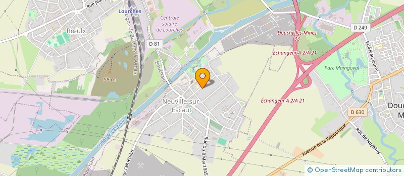 localisation de l'entreprise VILLARS DE CAMBRAI  NEUVILLE-SUR-ESCAUT