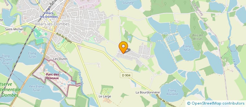 localisation de l'entreprise VILLARS IMMO à VILLARS-LES-DOMBES