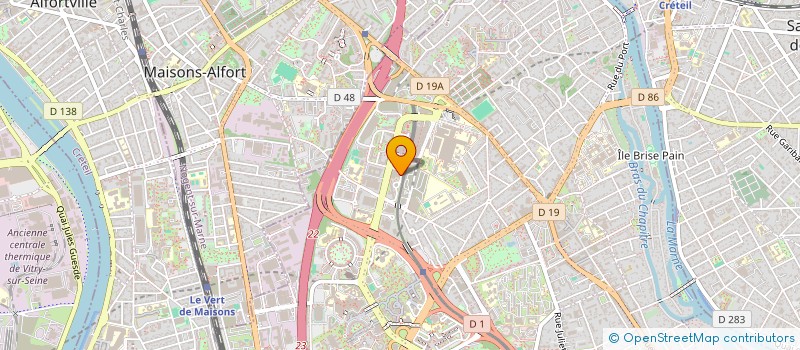 localisation de l'entreprise VILLARS RESTAURATION  CRETEIL