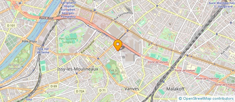 localisation de l'entreprise VILLARSON à ISSY-LES-MOULINEAUX