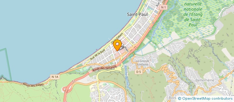 localisation de l'entreprise VILLAS CREOLES  SAINT-PAUL