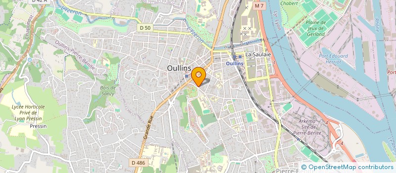 localisation de l'entreprise VILLAS D ART  OULLINS-PIERRE-BENITE