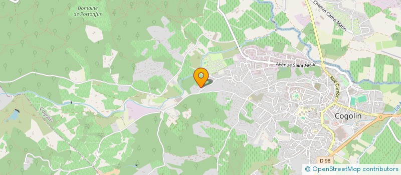 localisation de l'entreprise VILLAS D'ESTE  COGOLIN