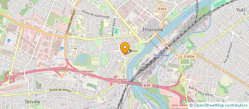localisation de l'entreprise VILLAS DES DRYADES à THIONVILLE