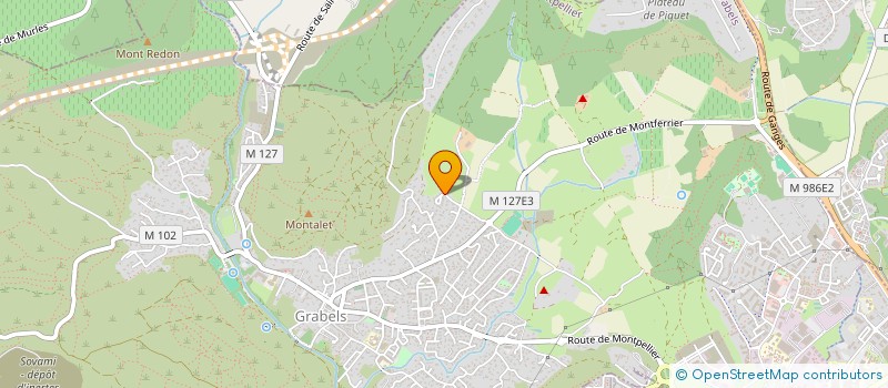 localisation de l'entreprise VILLAS DES SENTEURS  GRABELS