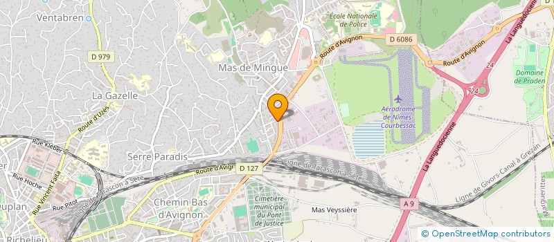 localisation de l'entreprise VILLAS DU LANGUEDOC SARL à NIMES