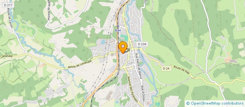 localisation de l'entreprise VILLAS GANTOISES  GAN