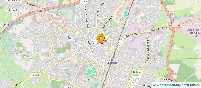 localisation de l'entreprise VILLAS GINKGOS - BONNE FONTAINE à CHALLANS