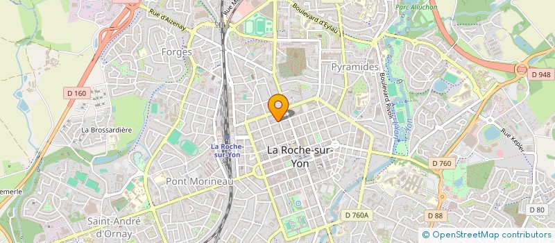 localisation de l'entreprise VILLAS GINKGOS - PROJET 6  LA ROCHE-SUR-YON