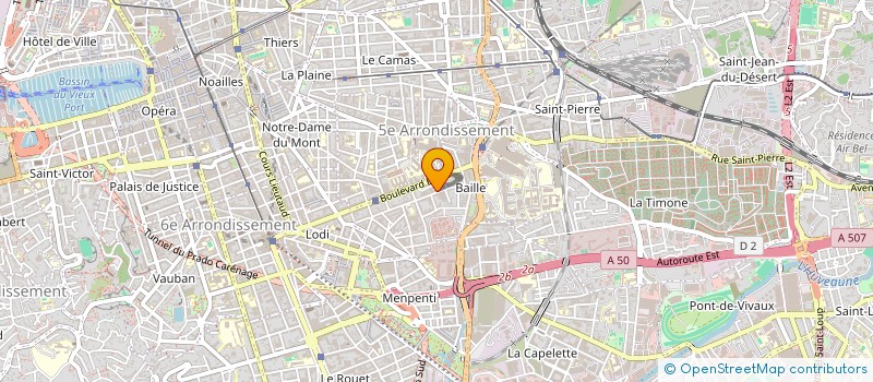 localisation de l'entreprise VILLAS LES PASTORALES à MARSEILLE
