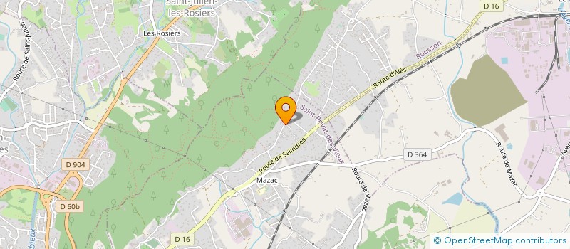 localisation de l'entreprise VILLAS MACONNERIE GENERALE DES CEVENNES  SAINT-PRIVAT-DES-VIEUX