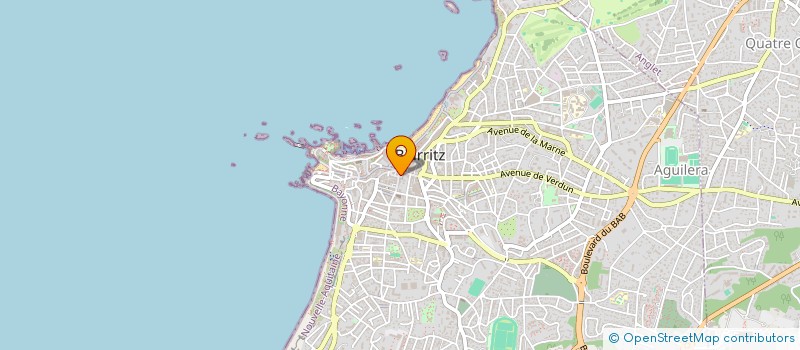 localisation de l'entreprise VILLAS MARIANNE  BIARRITZ