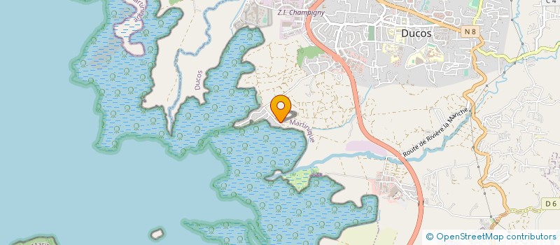 localisation de l'entreprise VILLAS MARINE à DUCOS