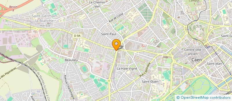 localisation de l'entreprise VILLAS PATRIMOINE DIFFUSION à CAEN