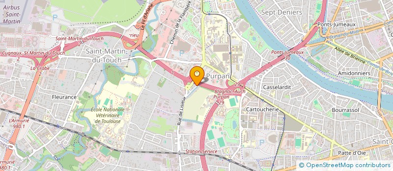 localisation de l'entreprise VILLAS PLAISANCE à TOULOUSE