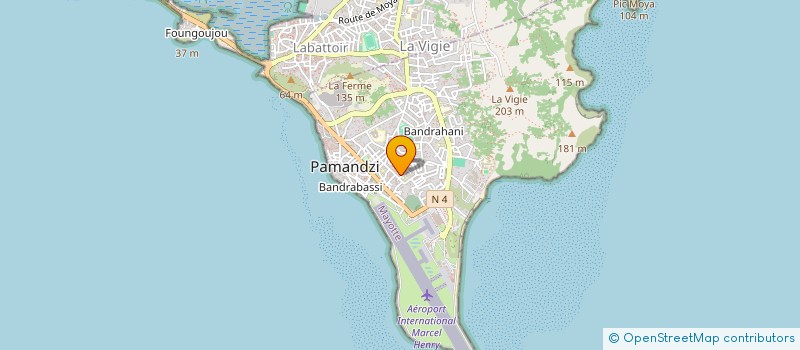 localisation de l'entreprise VILLAS REHEMAT GENTIL à PAMANDZI
