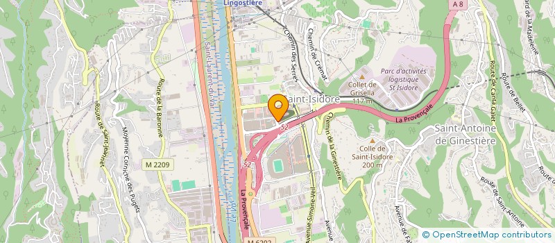 localisation de l'entreprise VILLAS ROSEMONT  NICE