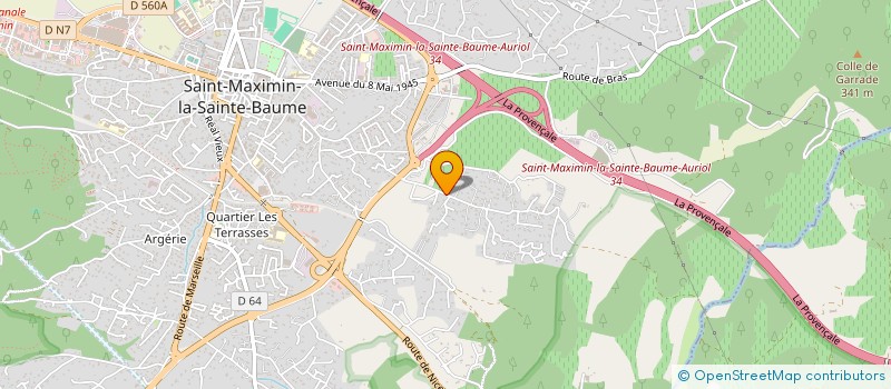 localisation de l'entreprise VILLAS SIGNATURE à SAINT-MAXIMIN-LA-SAINTE-BAUME