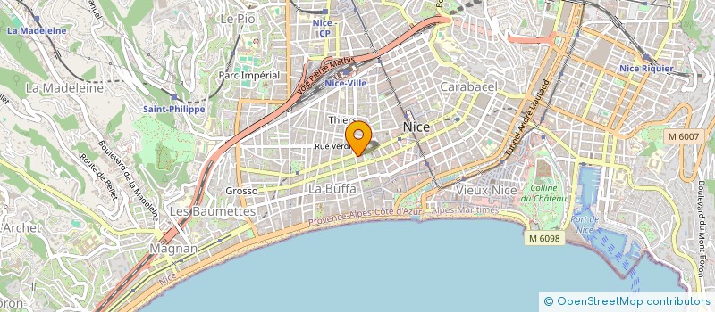 localisation de l'entreprise VILLAS SUD à NICE