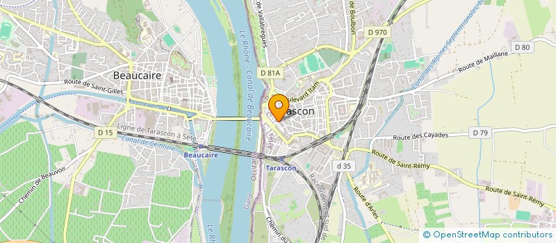 localisation de l'entreprise VILLAS TRADI-PIERRE à TARASCON
