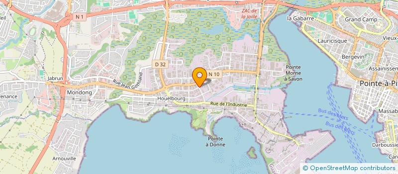 localisation de l'entreprise VILLAS TROPICS  BAIE-MAHAULT