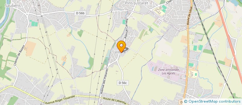 localisation de l'entreprise VILLATE FAIT...  VILLATE