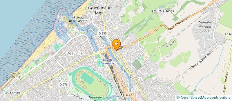 localisation de l'entreprise VILLATE-GUERCHOUCHE à TROUVILLE-SUR-MER