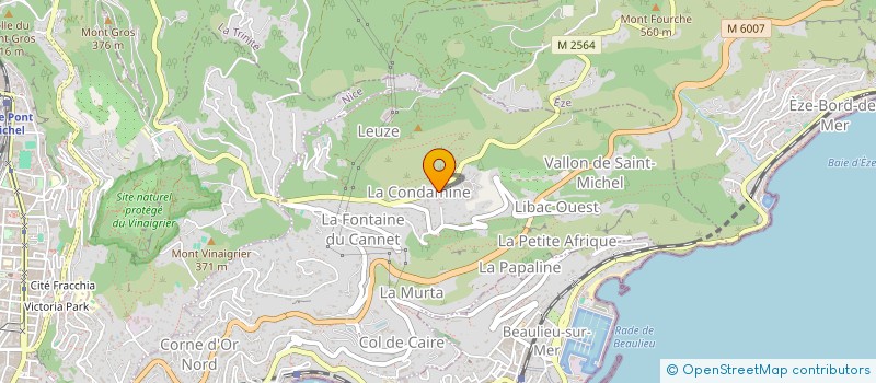 localisation de l'entreprise VILLATOSCANE à VILLEFRANCHE-SUR-MER