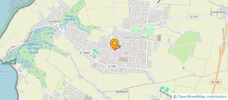 localisation de l'entreprise VILLAVACANCES  NIEUL-SUR-MER