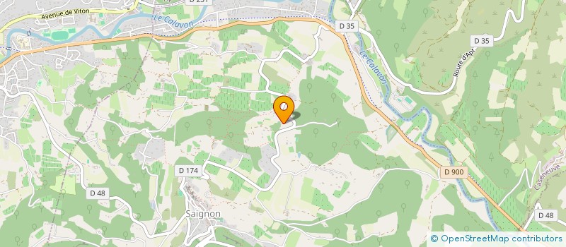 localisation de l'entreprise VILLAVAUVERT  SAIGNON