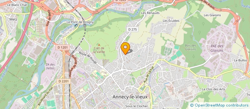 localisation de l'entreprise VILLAVIE  BLUFFY