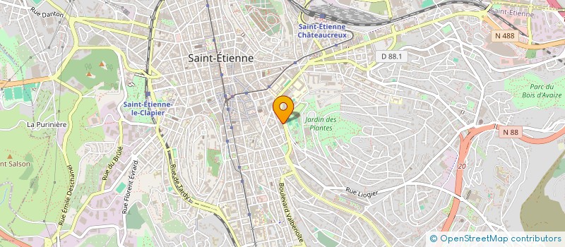 localisation de l'entreprise VILLAVIE-ST ETIENNE à SAINT-ETIENNE