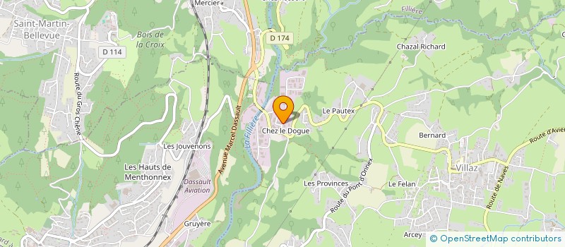 localisation de l'entreprise VILLAZ AUTOMOBILES  VILLAZ