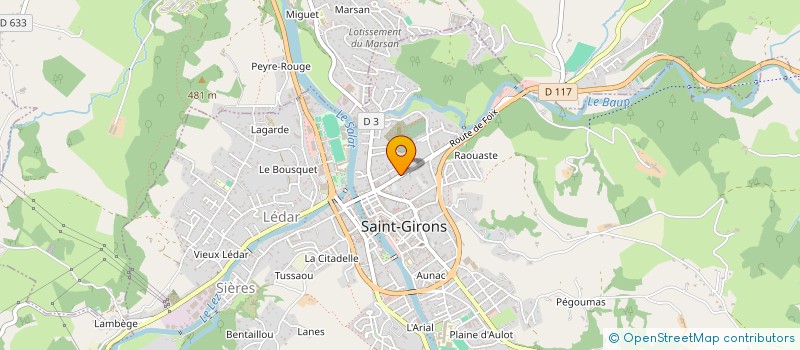 localisation de l'entreprise VILLCRO à SAINT-GIRONS
