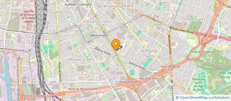 localisation de l'entreprise VILLE  LYON