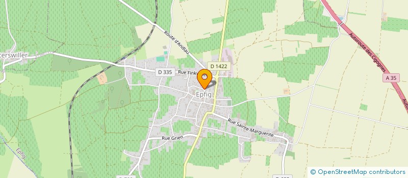 localisation de l'entreprise VILLE DE STRASBOURG  EPFIG