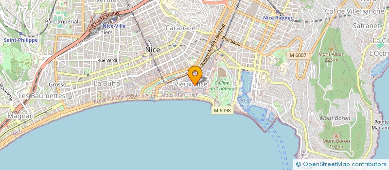 localisation de l'entreprise VILLE DE VENTES à NICE