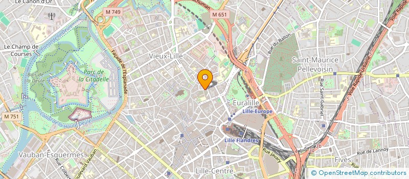 localisation de l'entreprise VILLE ET NATURE à LILLE