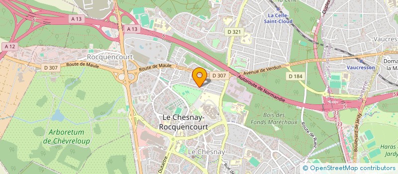 localisation de l'entreprise VILLE ET VIE à LE CHESNAY-ROCQUENCOURT