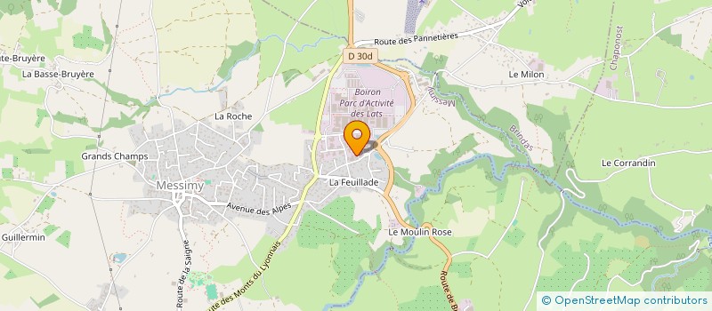 localisation de l'entreprise VILLE FRANCOIS à MESSIMY