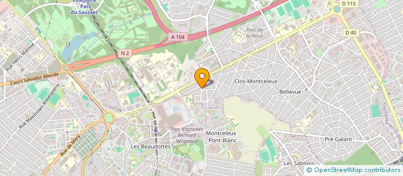 localisation de l'entreprise VILLE PAIN à VILLEPINTE
