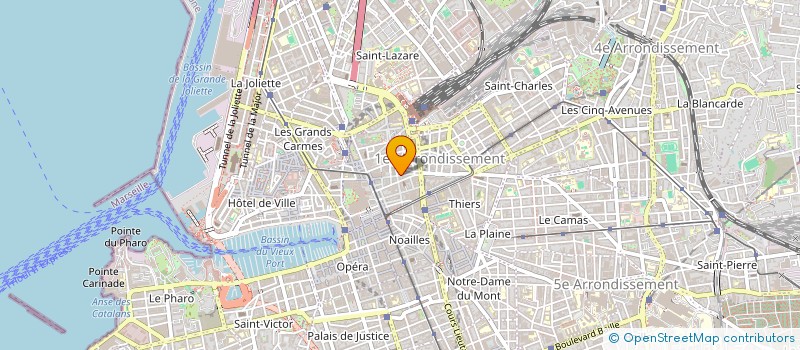 localisation de l'entreprise VILLE ROMANTIQUE à MARSEILLE
