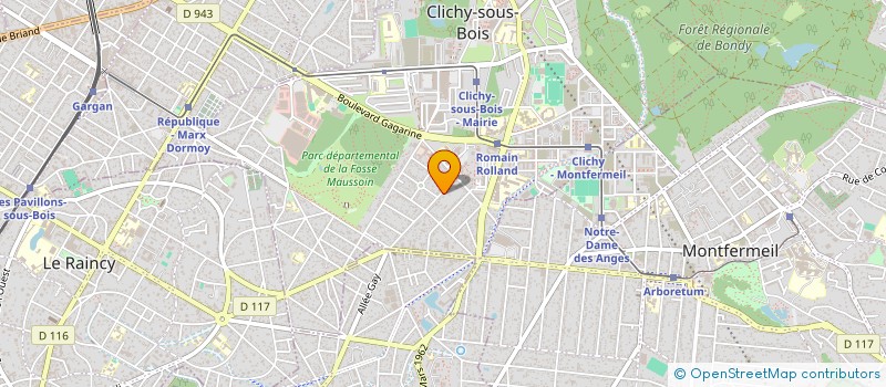localisation de l'entreprise VILLEBAT à CLICHY-SOUS-BOIS