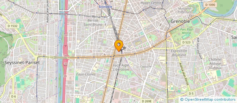 localisation de l'entreprise VILLEBOIS  GRENOBLE