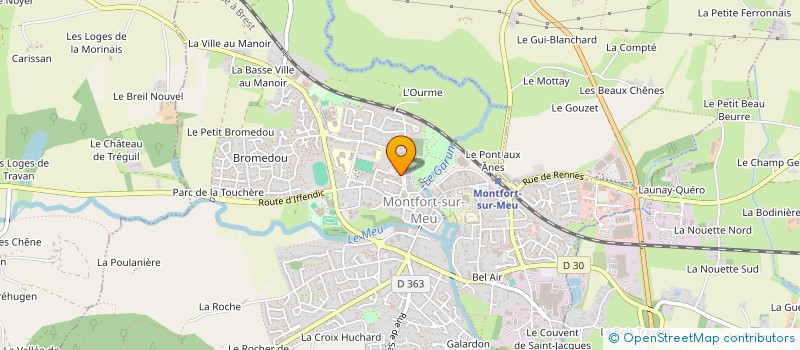 localisation de l'entreprise VILLEBOIS MAREUIL  MONTFORT-SUR-MEU