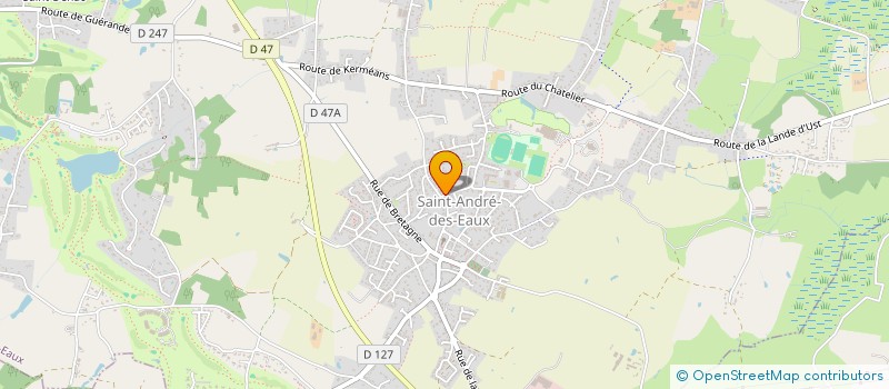 localisation de l'entreprise VILLECHAISE IMMO  SAINT-ANDRE-DES-EAUX