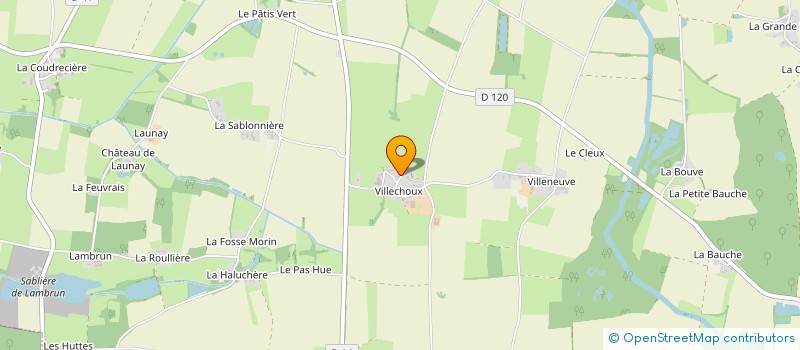 localisation de l'entreprise VILLECHOUX à GRAND-AUVERNE