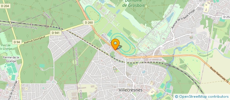 localisation de l'entreprise VILLECRESNES EMBALLAGE  VILLECRESNES