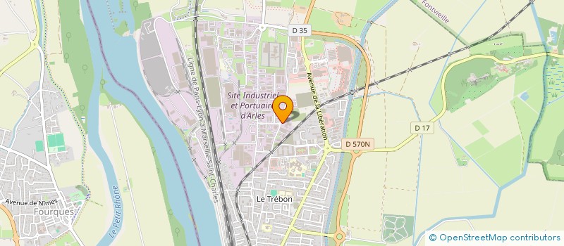 localisation de l'entreprise VILLEDIEU INVEST à ARLES