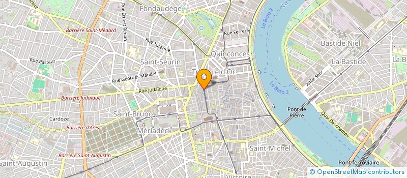 localisation de l'entreprise VILLEFLIX MF  BORDEAUX